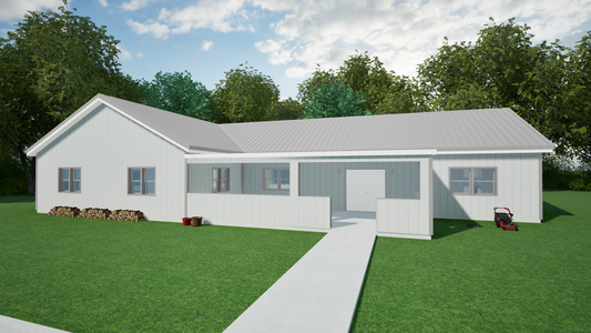Single Family Residence 2: Light Frame Construction - Building Plan