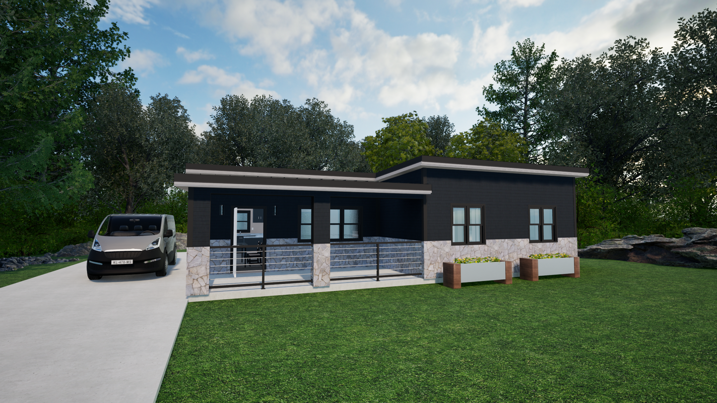 Small House 1 - Building Plan