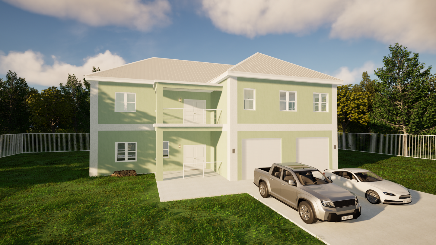 Two Story 1 - Building Plan