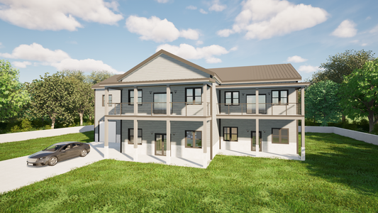 Two Story 2 - Building Plan & 3D Model